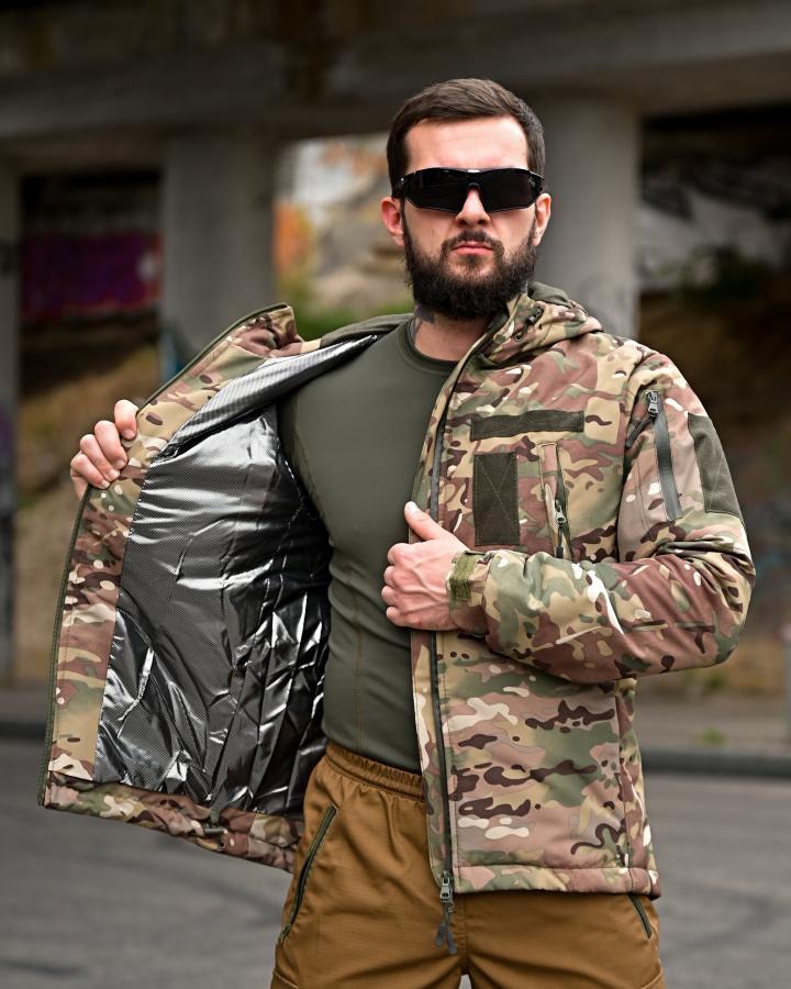 Зимова водовідштовхувальна куртка taslan мультикам Omni-Heat ВТ7097 ТМ, фото 1