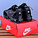 Термо Зимові Чоловічі Кросівки Nike Air Max Waffle чорні, фото 5
