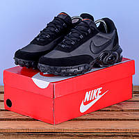 Термо Зимние Мужские Кроссовки Nike Air Max Waffle черные