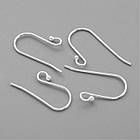 Срібло 925 Швензи Гачок, Колір: Срібло, Розмір: 25х15мм, Товщина 0.8 мм, Отвір 2 мм, 1 пара, фото 7