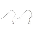 Срібло 925 Швензи Гачок, Колір: Срібло, Розмір: 15х18х1мм, Штифт 0.5мм, Отвірі 1.5 мм, 1 пара, фото 7