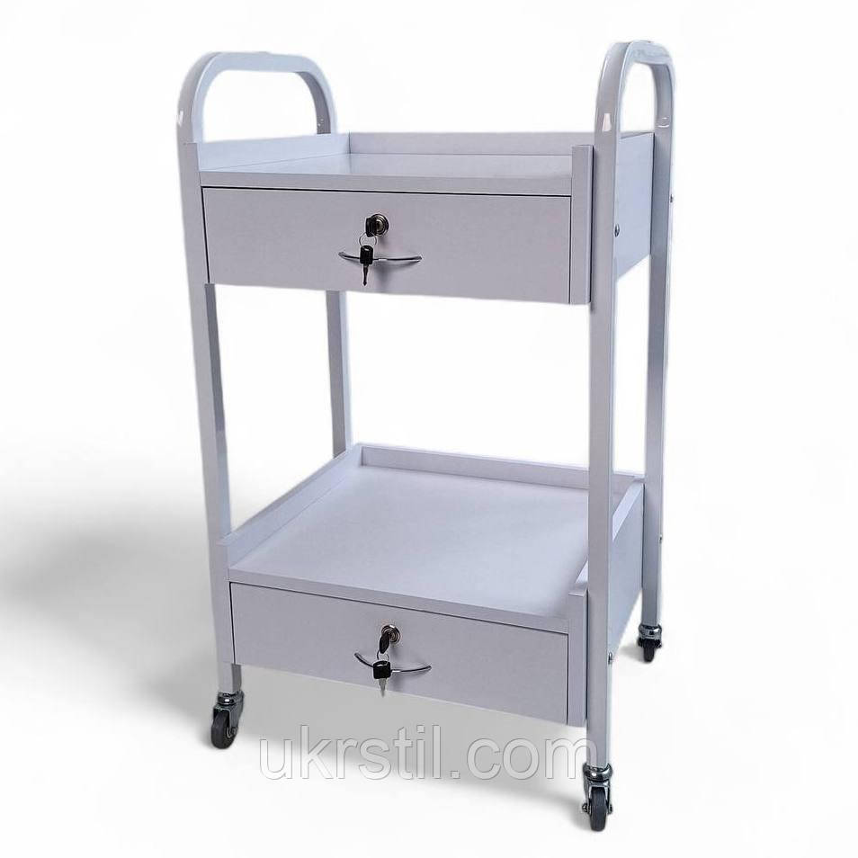 Косметологічний візок R-10 white, фото 1