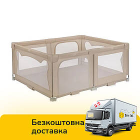 Манеж дитячий ігровий Lionelo Florence Easy Fold Beige Sand (складний, сумка для зберігання) Бежевий