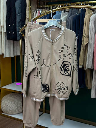 Шикарний жіночий костюм, тканина "Трикотаж" 52/54, 56/58 розмір 52/54, фото 3