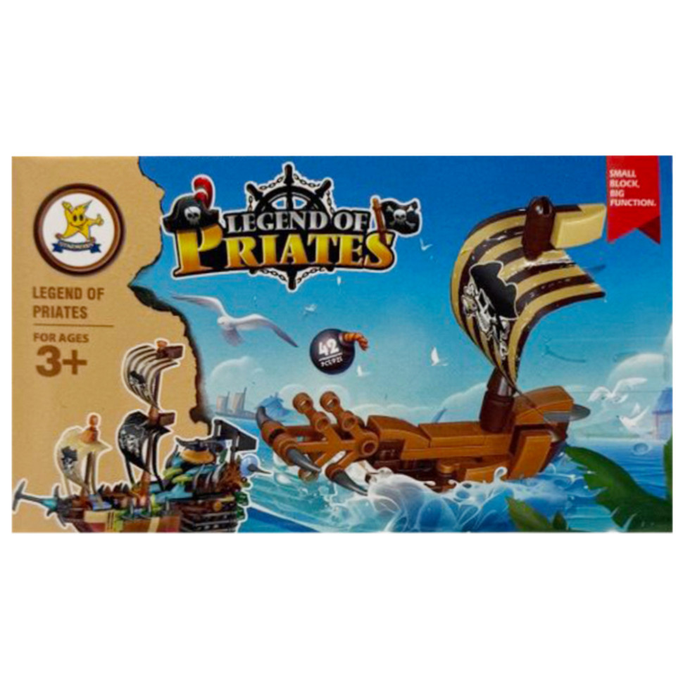 Конструктор дитячий "Legend of Priates" SM194B-3, 42 деталі, фото 1