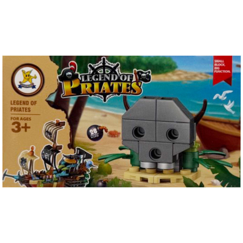 Конструктор дитячий "Legend of Priates" SM194B-4, 28 деталей, фото 1