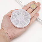 Набір Застібки Карабін-Лобстер, Сплав і З'єднувальні Кільця, Колір: Платина, Розмір: 10-20.5х6-13х3.5х5.5мм, фото 2