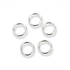 Срібло 925 Колічки Одинарні Нероз'ємні, Розмір: 5х0.7 мм, Внутрішній Діаметр 3 мм, 5 шт, фото 2