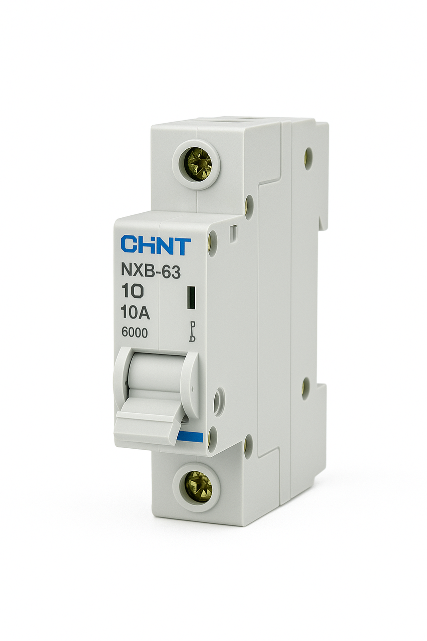 Автоматичний вимикач постійного струму CHINT NXB-63 1P 10A, фото 1