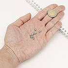 Бусини Трубочки, Неіржавка сталь, Іонне покриття (IP), Розмір: 6х3мм, Отвір 2 мм, 10 шт./паковання, 1 упаковка, фото 2