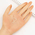 Срібло 925, Швензи Гачок, Розмір: Довжина: 18 мм, Ширина: 17~19 мм, Товщина 0.6 мм, Отвір 2 мм, 1 пара, фото 2