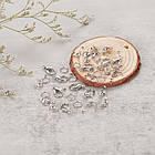 Набір для виготовлення Ювелірних виробів, Сплав, Колір: Платина, 7.4х7.2х1.7см, 650 шт./набір, 1 набор, фото 8