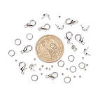 Набір для виготовлення Ювелірних виробів, Сплав, Колір: Платина, 7.4х7.2х1.7см, 650 шт./набір, 1 набор, фото 9