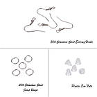 Набір для виготовлення Сережок, Неіржавка сталь, 7.4х7.2х1.7 см, 180 шт./набір, 1 набор, фото 4