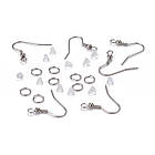 Набір для виготовлення Сережок, Неіржавка сталь, 7.4х7.2х1.7 см, 180 шт./набір, 1 набор, фото 5