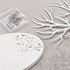 Набір для виготовлення Сережок, Неіржавка сталь, 7.4х7.2х1.7 см, 180 шт./набір, 1 набор, фото 8