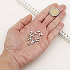 Пришивні стрази, Скло Гірський Кришталь, Основа Латунь, Кінське око, Колір: Прозорий АВ, Розмір: 8х4х3.5мм, фото 4