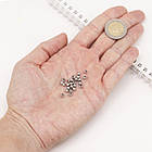 Бусини Неіржавка Сталь, Круглі, Розмір: 4х3.5мм, Отвір 1.6 мм, 500 шт./паковання, 1 упаковка, фото 3