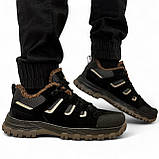 Кросівки чоловічі зимові з хутром протекторні (Сгб-11-5), фото 7