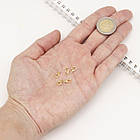 Застібка Карабін-Лобстер, Метал, Колір: Світле Золото, Розмір: 10х6 мм, Отвір 1 мм, 50 шт, фото 3