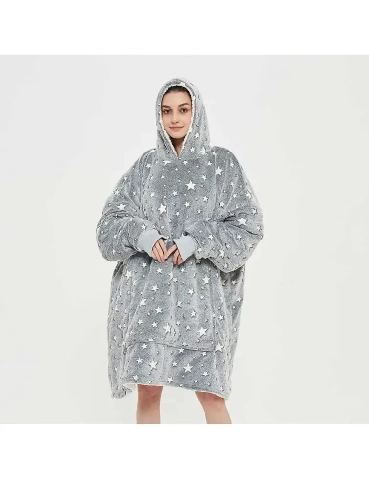 Худі-толстовка, що світиться, з капюшоном Starry Night, фото 1