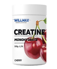 Креатин моногидрат Creatin Monohydrate 500 г Willmax Вишня