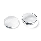 Кабошони Скляні Круглі, Безбарвні, 18х5мм, 20 шт, фото 6