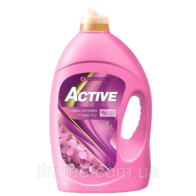 Ополіскувач для білизни Active Fabric softener Happy day 3 л