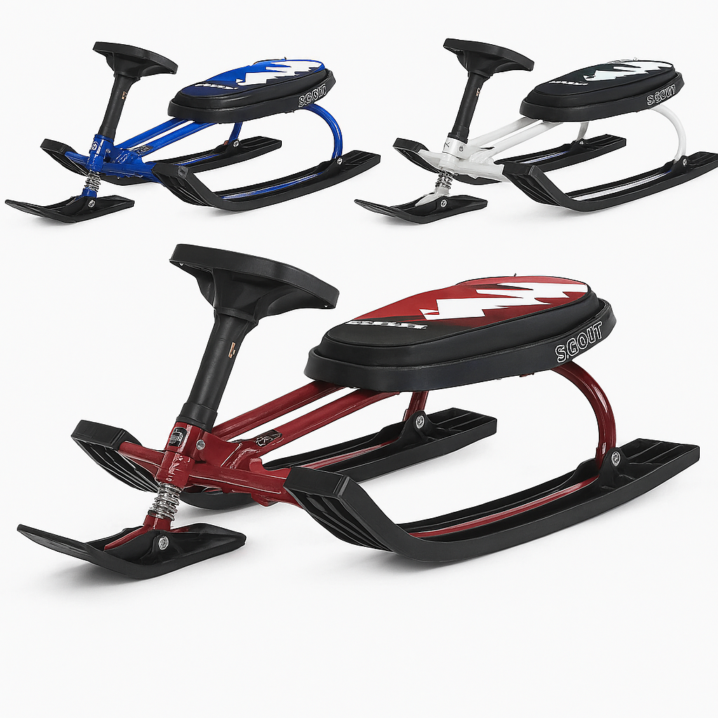 Снігокат MS 1778 — надійна модель з м’яким сидінням і кермовим управлінням, фото 1