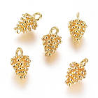 Підвіска Латунь, Шишка, Стійке Покриття Золото 18К, Розмір: 12.5х8мм, Отвір 1.8 мм, 2 шт, фото 4