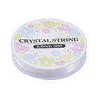 Силіконова Нитка 0.8 мм/10 м, Еластична, Гумка, Колір: Безбарвний, Товщина 0.8 мм, 10 м/котушка, 1 катушка, фото 7