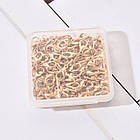 Застібка Карабін-Лобстер, Сплав, Колір: Світле Золото, Розмір: 12х6 мм, Отвір 1.2 мм, 100 шт./контейнер, фото 6