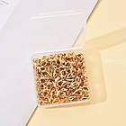 Застібка Карабін-Лобстер, Сплав, Колір: Світле Золото, Розмір: 12х6 мм, Отвір 1.2 мм, 100 шт./контейнер, фото 7