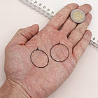 Швензи-кільця, Медична Сталь, Іонне покриття, Колір: Чорний, Розмір: 30х0.7мм, 4 шт, фото 2