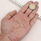 Швензи-кільця, Медична Сталь, Іонне покриття, Колір: Золото, Розмір: 30х0.7мм, 4 шт, фото 2