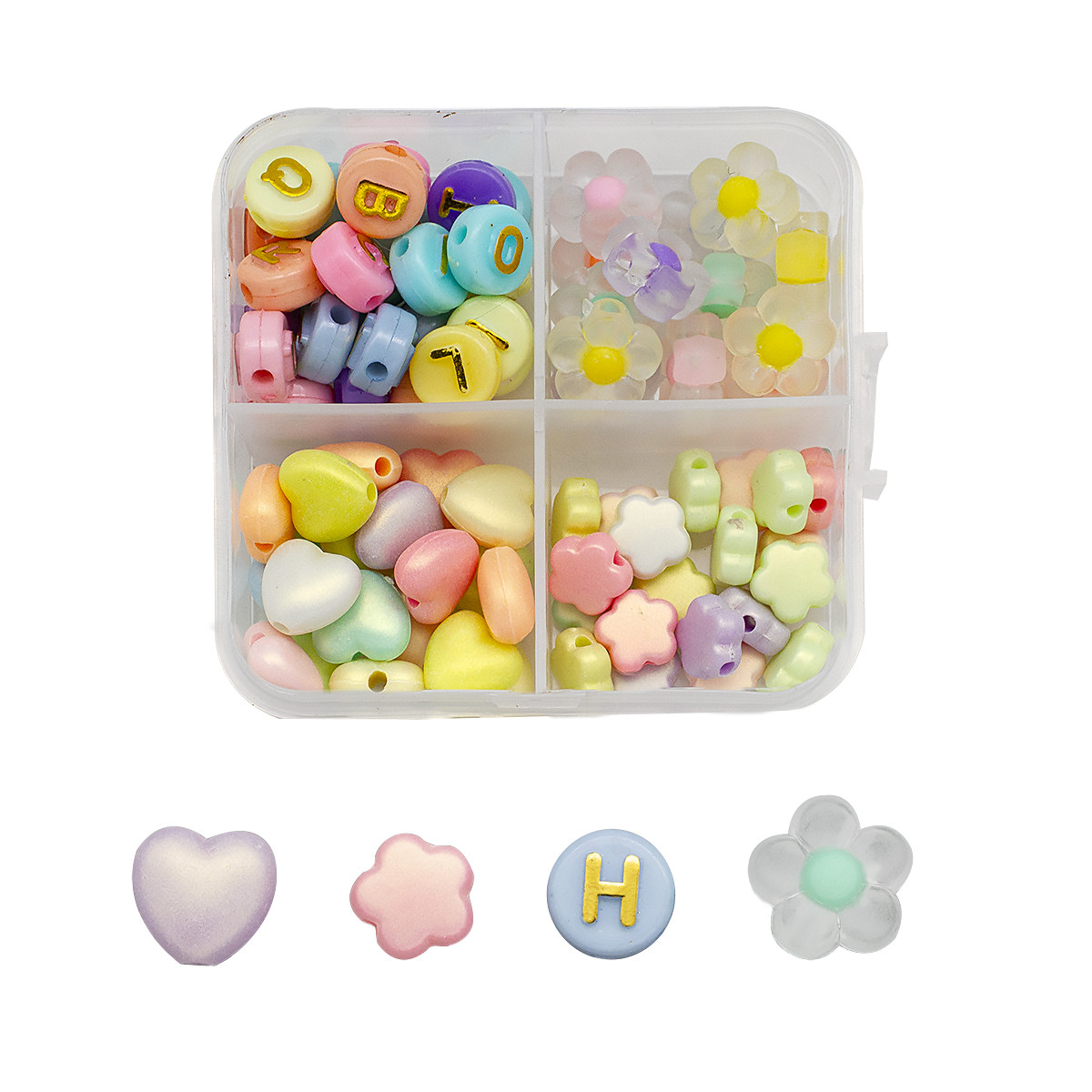 Дитячий набір для виготовлення Прикрасень, Колір: Мікс, Розмір: 7.3х6.9х2.4см, 1 набор, фото 1