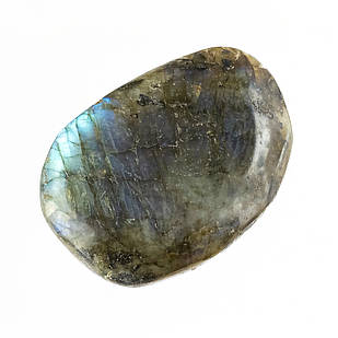 Натуральний лабрадорит, самородок, Необроблений, 55~75х55~62х27~31 мм, Вага 1 шт. ~ 217~225г, Без