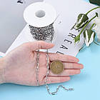 Ланцюг Якісне Плетіння, Неіржавка сталь, Непаяна, Дзвено: 7х4х0.8мм (1 м), фото 3