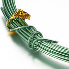 Алюмінієвий дріт, Зелений, Товщина 0.8 мм, 10 м/котушка, 1 катушка, фото 2