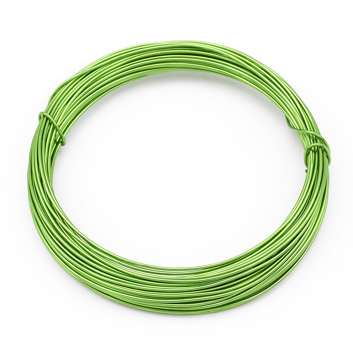 Алюмінієвий дріт, Зелений, Товщина 0.8 мм, 10 м/котушка, 1 катушка, фото 1