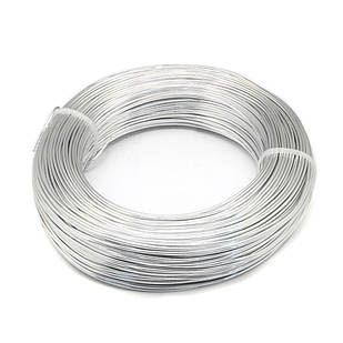 Алюмінієвий дріт 0.6 мм/280 м, Колір: Срібло, Товщина 0.6 мм, 280 м/котушка, 1 катушка