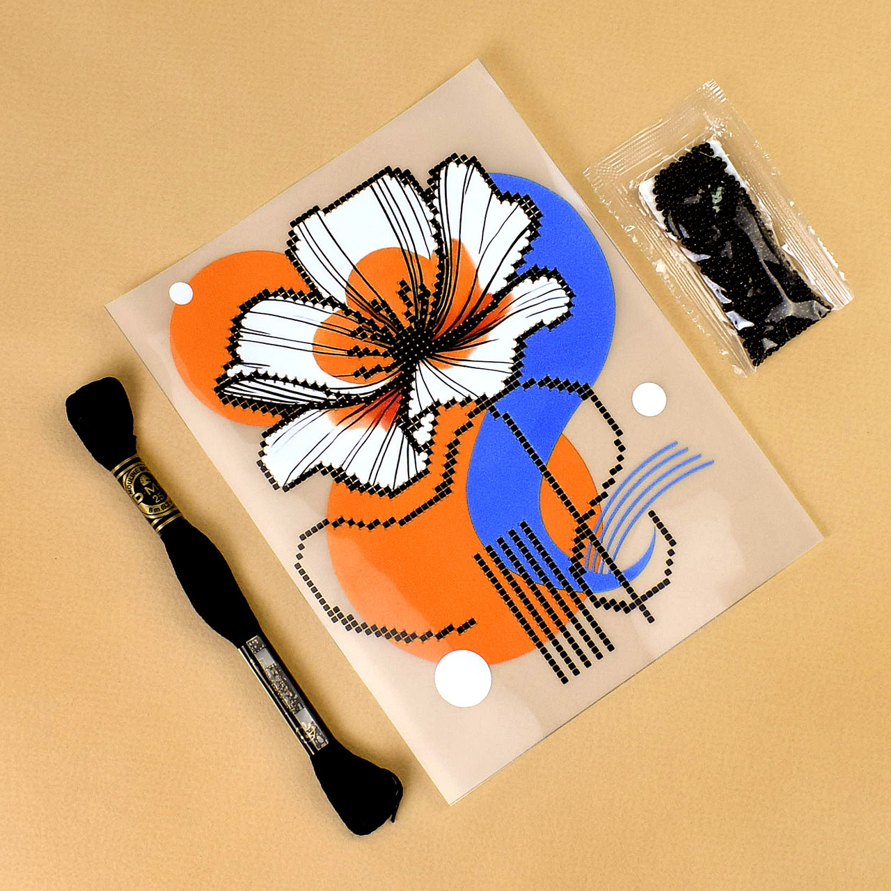 Термоналіпка для вишивання ТМ Кольорова А-5 (14х18 см) А5 Т-032, фото 1