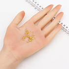 Колічки Одинарні Відкриті З'єднувальні Неіржавка сталь, Золото, 4x0.6 мм, 500 шт, фото 2