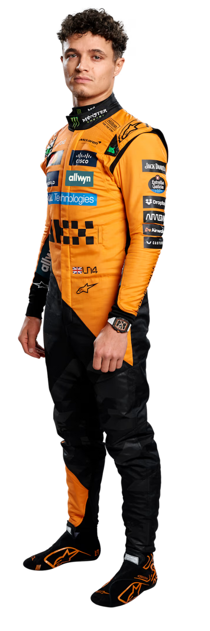 Ростова фігура Ландо Норріс Формула 1 180 см, картон