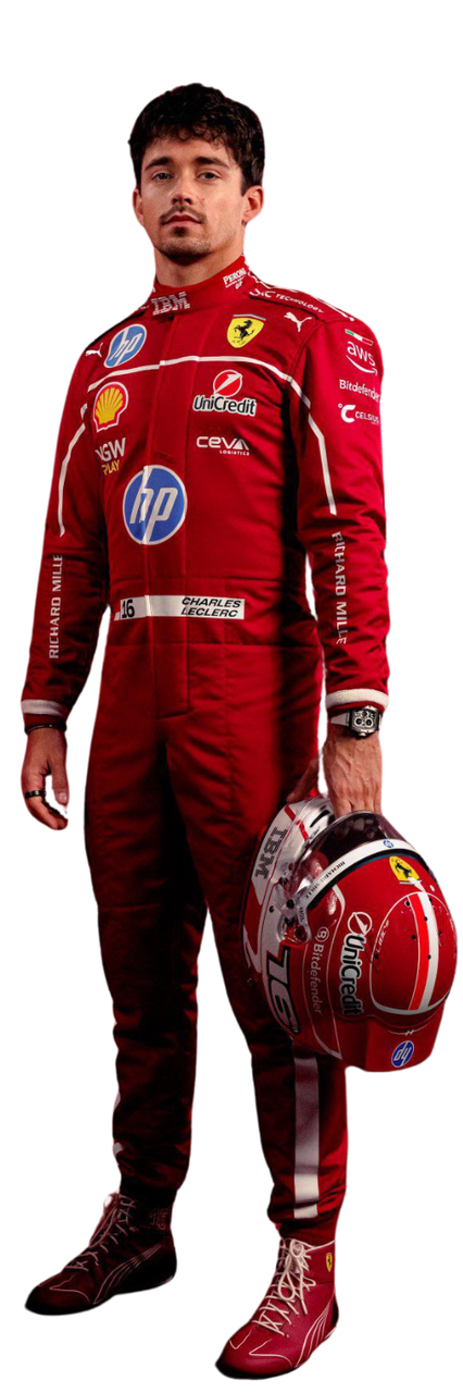 Ростова фігура Шарль Леклер Формула 1 180 см, картон