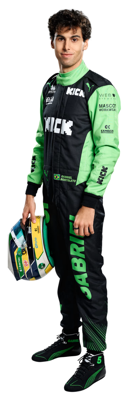 Ростова фігура Габріель Бортолето Формула 1 180 см, картон