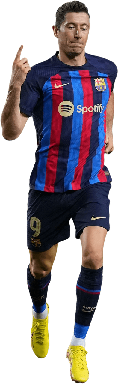 Ростова фігура Роберт Левандовський Футбол 180 см, картон