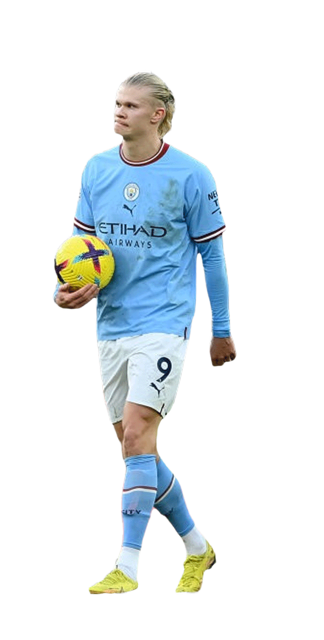 Ростова фігура Ерлінг Голанд Футбол 180 см, картон