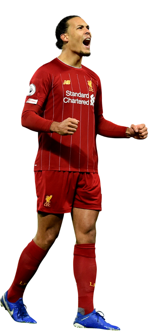 Ростова фігура Вірджіл Ван Дейк Футбол 180 см, картон