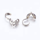 Калоти Залізо, Затискачі-концевики, Колір: Платина, Розмір: 9х3мм, Внутрішній Діаметр 3 мм, Отвір 1.5 мм, 20 г, фото 2